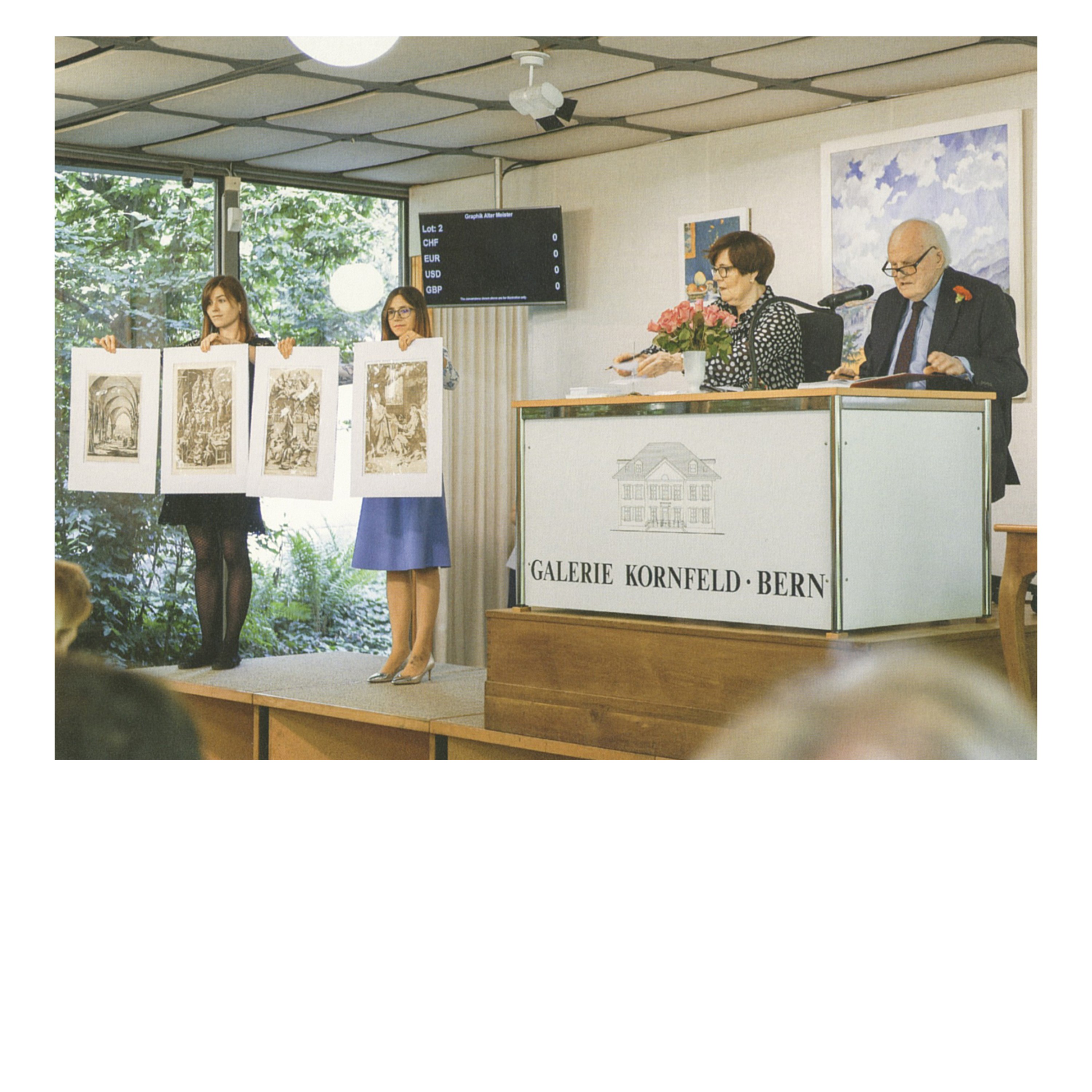 Eberhard W. Kornfeld und Christine Stauffer - Auktion «Graphik Alter Meister» 2017