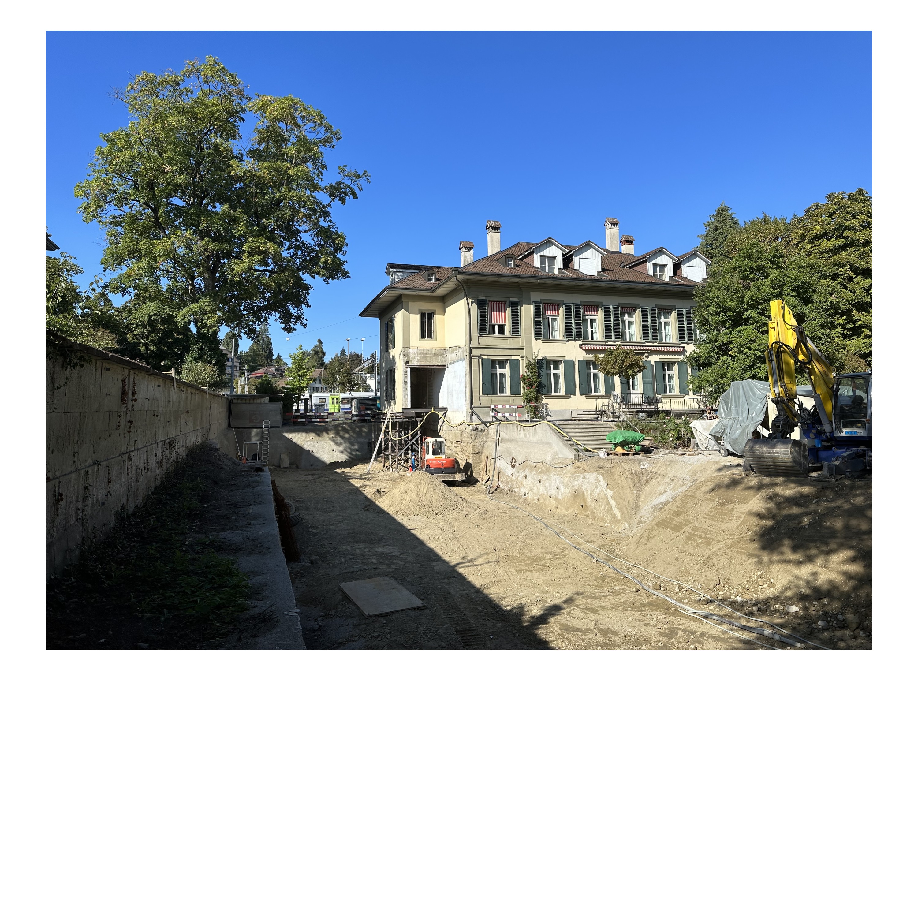 Umbauarbeiten, September 2023