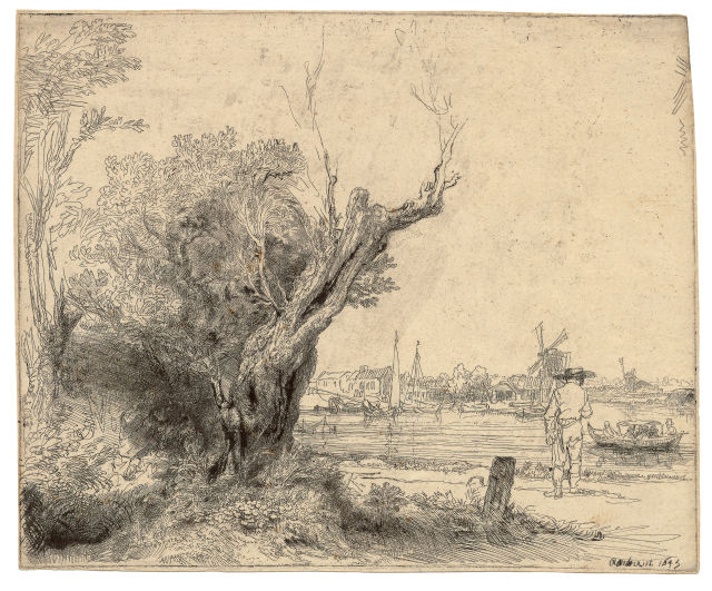 Rembrandt Harmensz. van Rijn  : Der Omval , 1645 