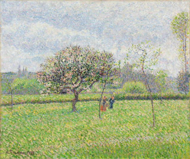 Camille Pissarro : Pommiers en fleurs, Eragny, 1888 