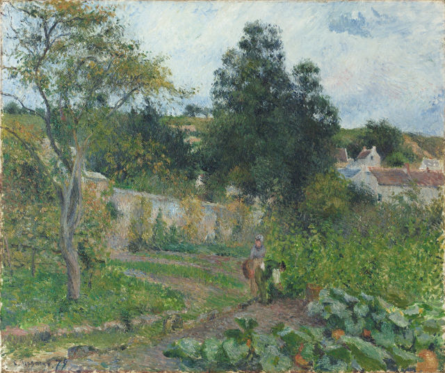 Camille Pissarro : Jardin potager à l'Ermitage, Pontoise, 1879 