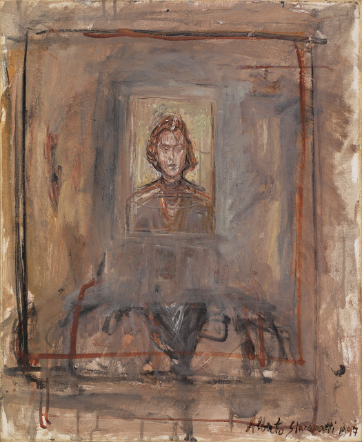 Alberto Giacometti : Portrait de jeune femme [Patricia Matisse], 1947 