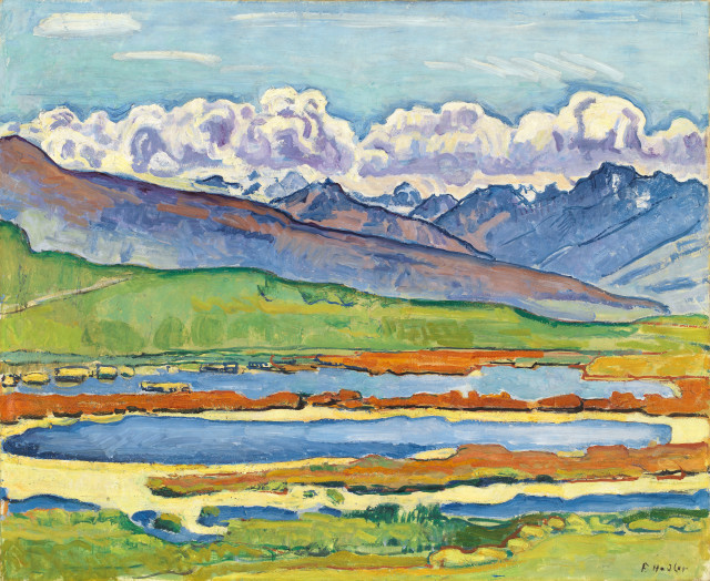 Ferdinand Hodler  : Les Etangs longs bei Montana , 1915 