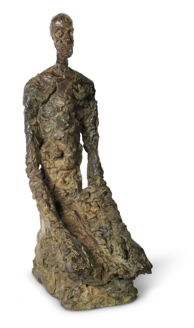 Alberto Giacometti  : Diego assis - Homme à mi-corps , 1964-1965 