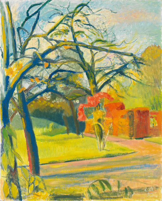 Cuno Amiet : Herbstlandschaft, 1952 