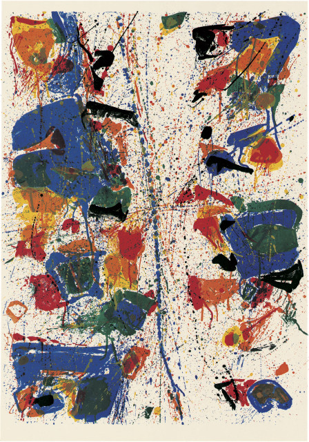 Sam Francis  : The White Line , 1960 