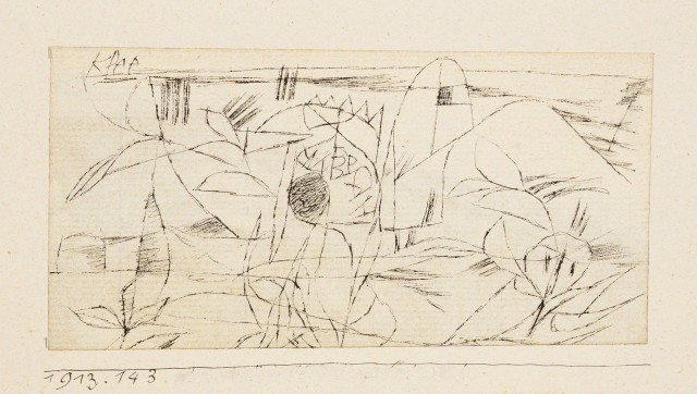 Paul Klee : Landschaftlich abstract, 1913 - Werknummer 1913.143 