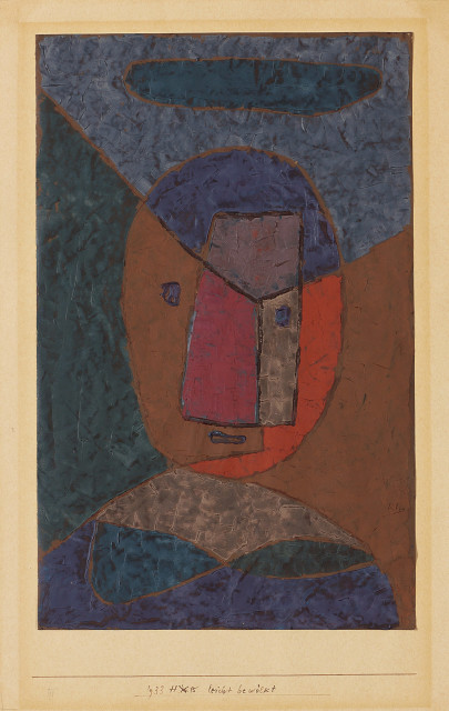 Paul Klee : Leicht bewölkt (Kopf), 1933 - Werknummer 1933 H 15 (1933.455) 