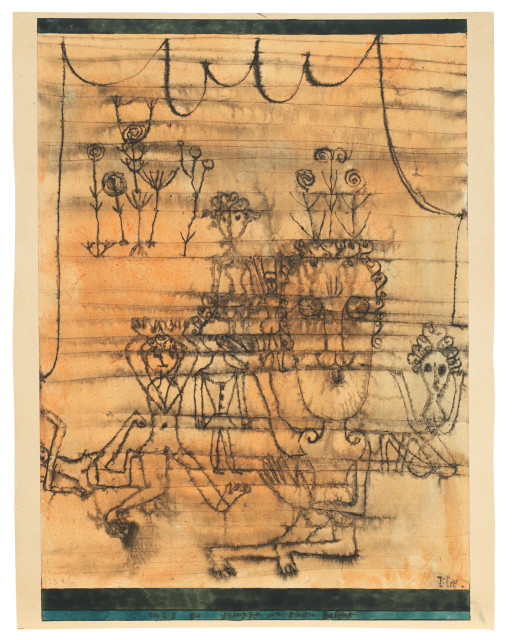 Paul Klee : Gruppe aus einem Ballett, 6. Dezember 1923 - Werknummer 1923.84 
