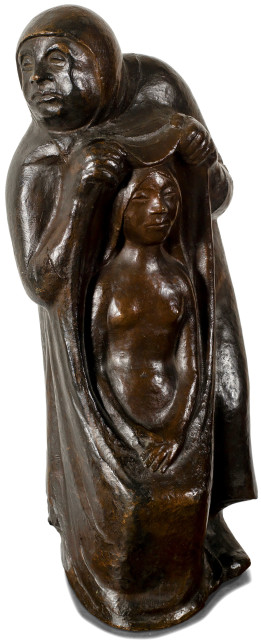 Ernst Barlach : Die Kupplerin, II, Gips 1920 - Guss 1930-1932 