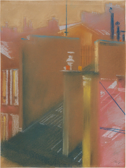 Augusto Giacometti : Dächer in Paris, 1937 