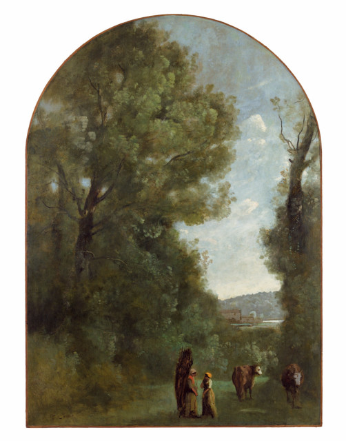 Camille Corot : Allée dans le Bois de Ville-d'Avray, en vue ..., 1847 