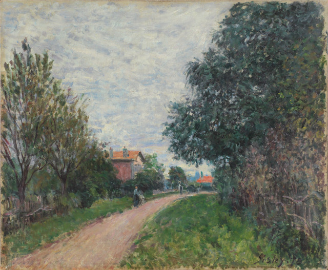 Alfred Sisley : Chemin tournant à Sèvres, 1879 