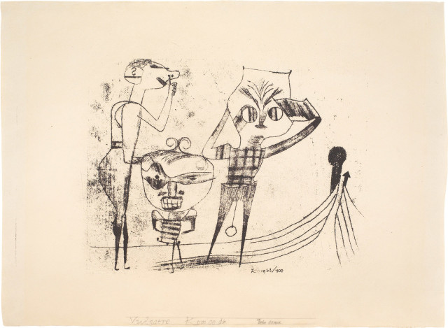 Paul Klee : Vulgaere Komödie, 1922 - Werknummer 1922.100 