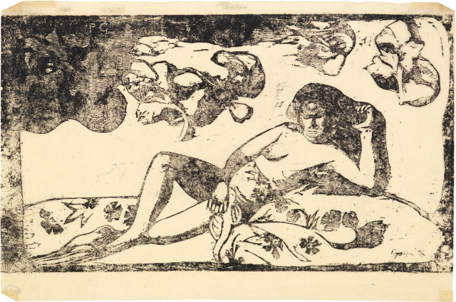 Paul Gauguin  : Te Arii Vahine - Opoi / La femme aux mangos - ..., Tahiti 1898 