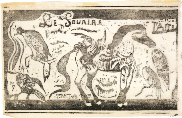 Paul Gauguin : Titre pour 'Le Sourire', Tahiti 1899 