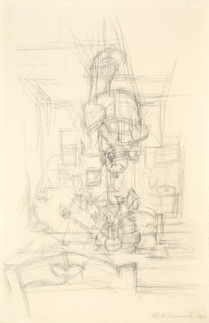 Alberto Giacometti : Table à la suspension (Stampa) - Die Hä..., 1960 