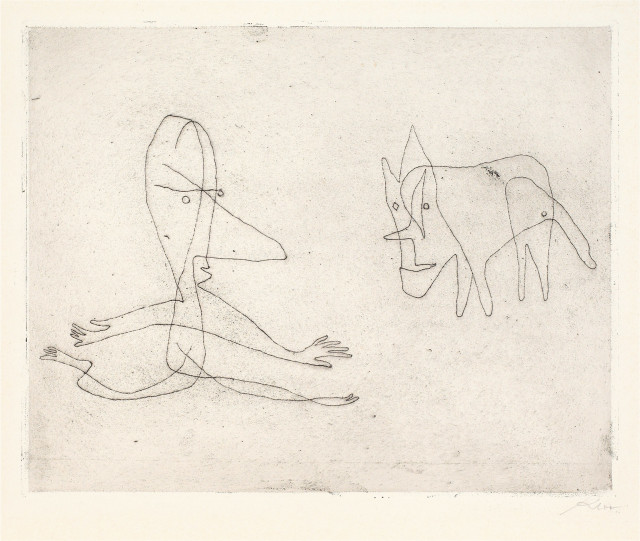 Paul Klee : Was läuft er ?, 1932 - Werknummer A. 10 (1932.330) 