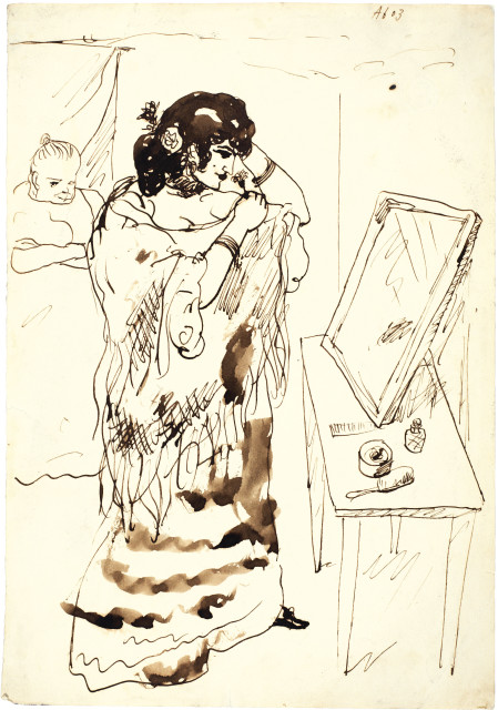 Pablo Picasso : L'Espagnole devant le miroir, April 1903 