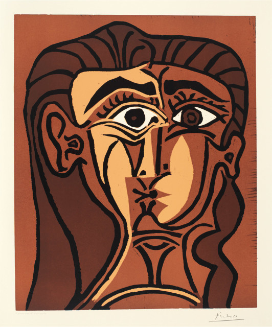 Pablo Picasso : Portrait de Jacqueline de face. II, 15. Januar 1962 