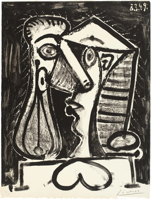Pablo Picasso : Figure composée. I, 8. März 1949 