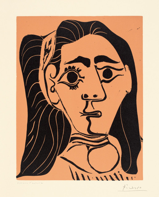 Pablo Picasso : Jacqueline au bandeau. III, 13. Februar 1962 