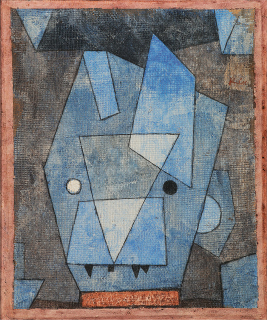 Paul Klee : Kleiner Blauteufel - Blauteufelskopf, 1933 - Werknummer 1933 Z 5 (1933.185)  