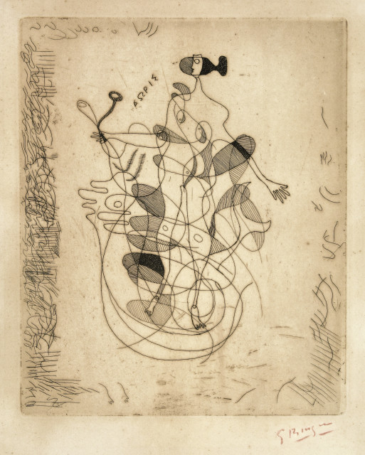 Georges Braque  : La Théogonie d'Hésiode , 1930-1932. 