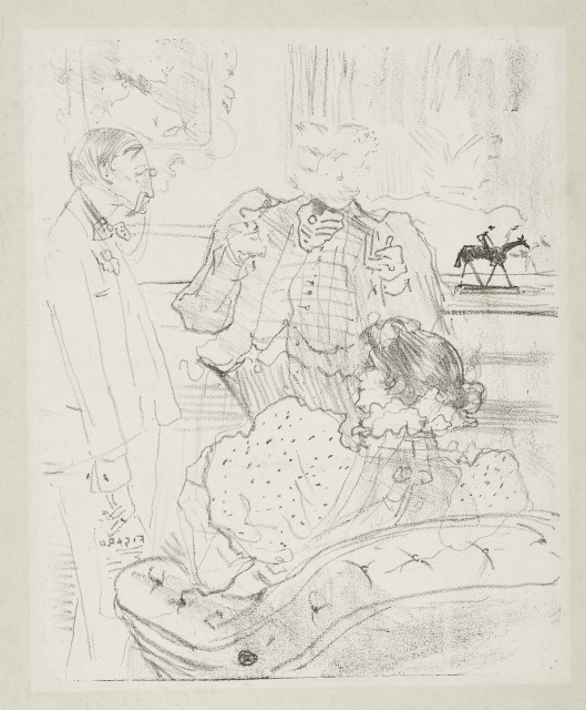 Henri de Toulouse-Lautrec : Le Gage, 1897. 