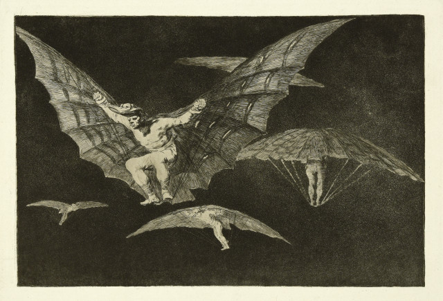 Francisco de Goya : Los Proverbios, Entstanden 1816-1824, die 1. Auflage von 1864, ohn 