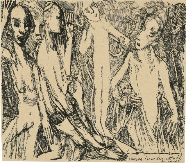Louis Soutter : L'Amour, fil de soie, 1930-1937. 