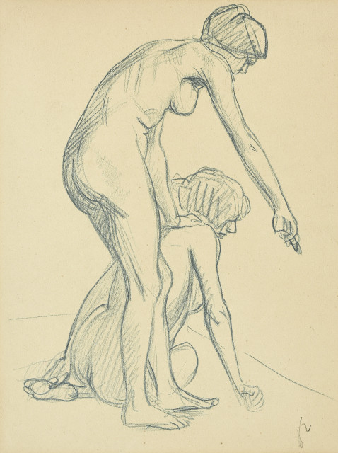 Félix Vallotton  : Deux femmes nues ,  