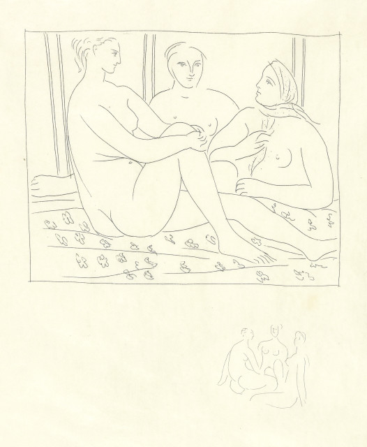 Pablo Picasso  : Trois femmes nues , 1931. 