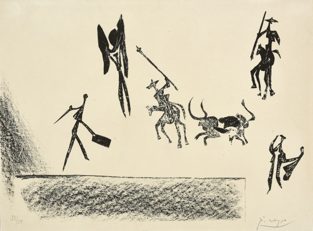 Pablo Picasso : Corrida, 7. Januar 1946. 