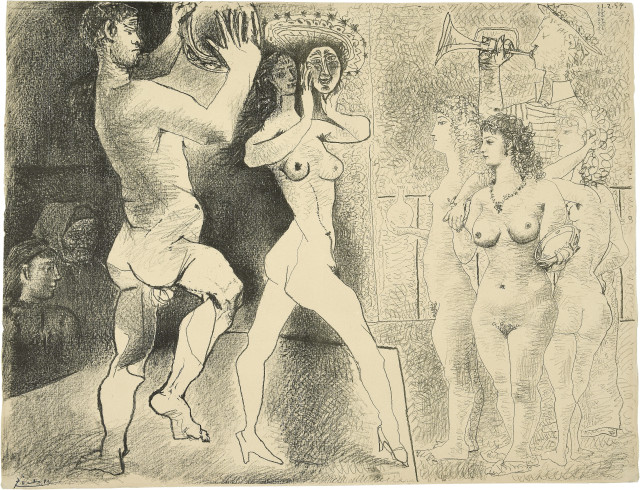 Pablo Picasso : La Répétition, Vallauris, 21. bis 26. Februar 1954. 