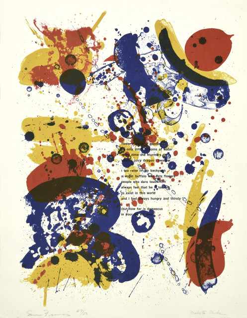 Sam Francis : Water Buffalo, 1964. 