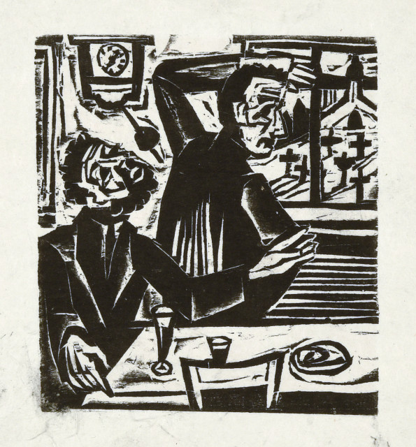 Ernst Ludwig Kirchner  : Der Briggel - Die Brüder , 1922. 
