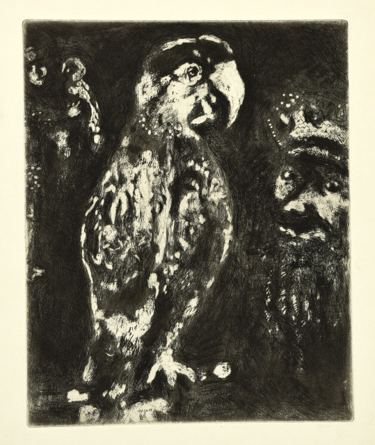 Marc Chagall : Les Fables de la Fontaine, Geschaffen um 1930, publiziert von Tériade 1952. 