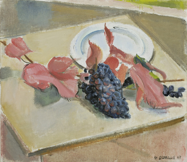 Maurice Barraud : Raisin bleu, 1947. 