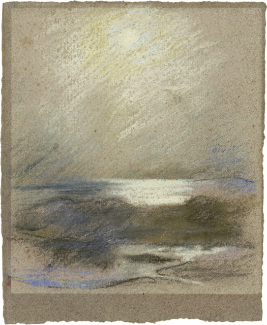 Giovanni Giacometti : Seelandschaft im Nebel, Um 1912. 