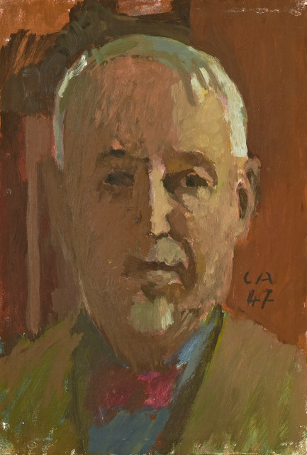 Cuno Amiet : Selbstporträt, 1947. 