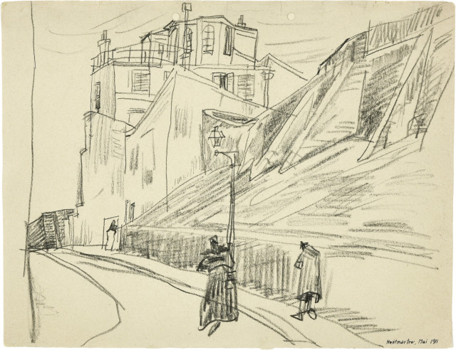 Lyonel Feininger : Montmartre, Mai 1911. 