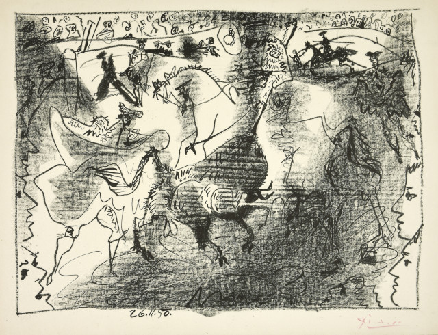 Pablo Picasso  : La Pique , 26.11.1950. 