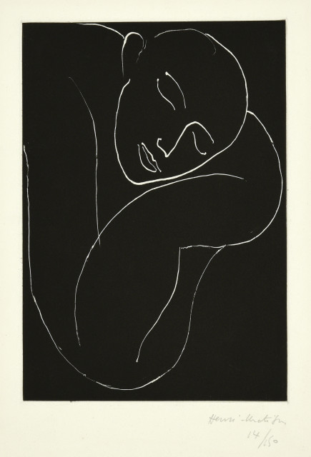 Henri Matisse : L'Homme endormi, 1936. 