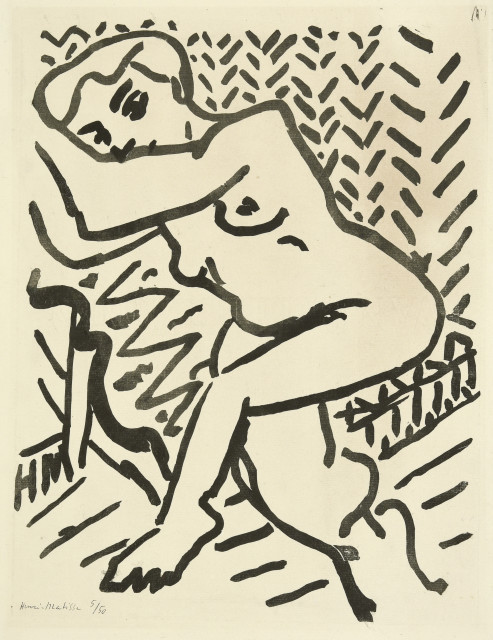 Henri Matisse : Petit bois claire - Nue, 1906. 