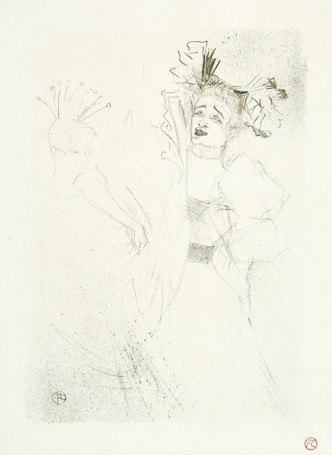 Henri de Toulouse-Lautrec : Lender de face, dans 'Chilpéric', 1895. 