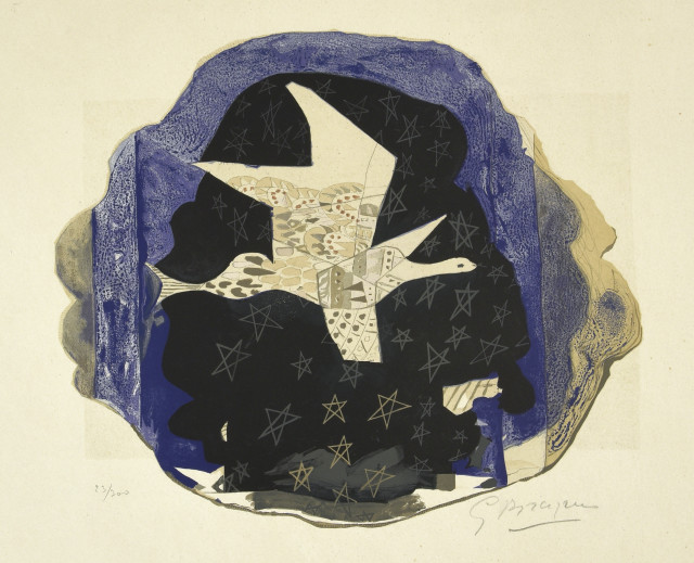 Georges Braque  : Les Étoiles , 1959. 