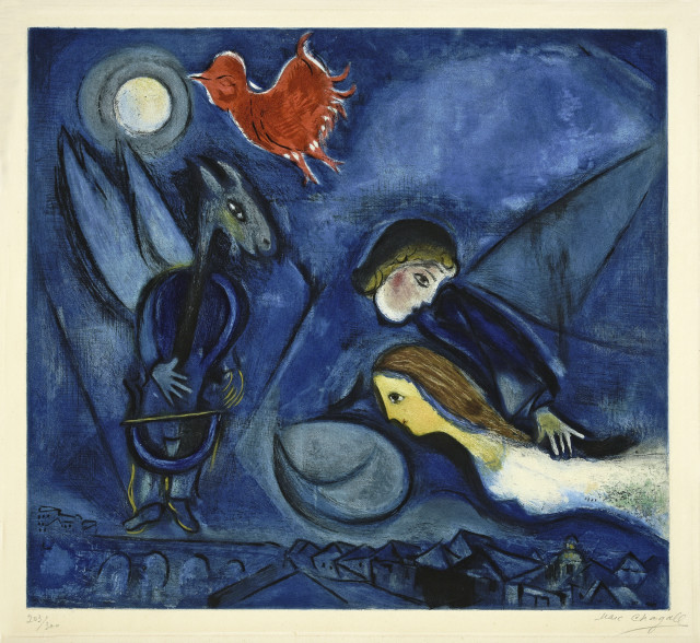 Marc Chagall  : Aleko , 1955. 