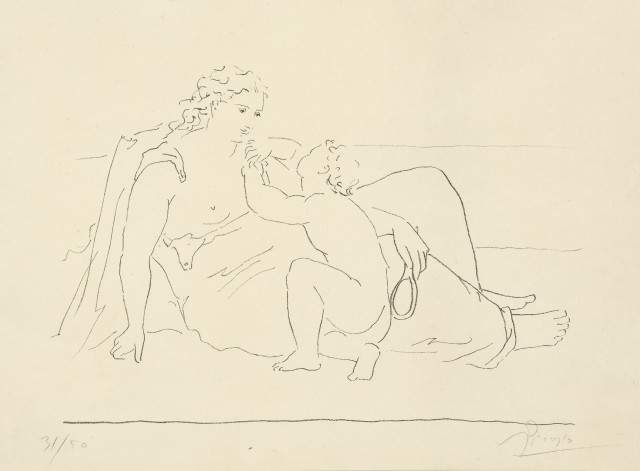 Pablo Picasso : Femme et enfant, 1923. 