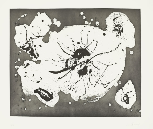 Sam Francis : Island Plate, 1973. 